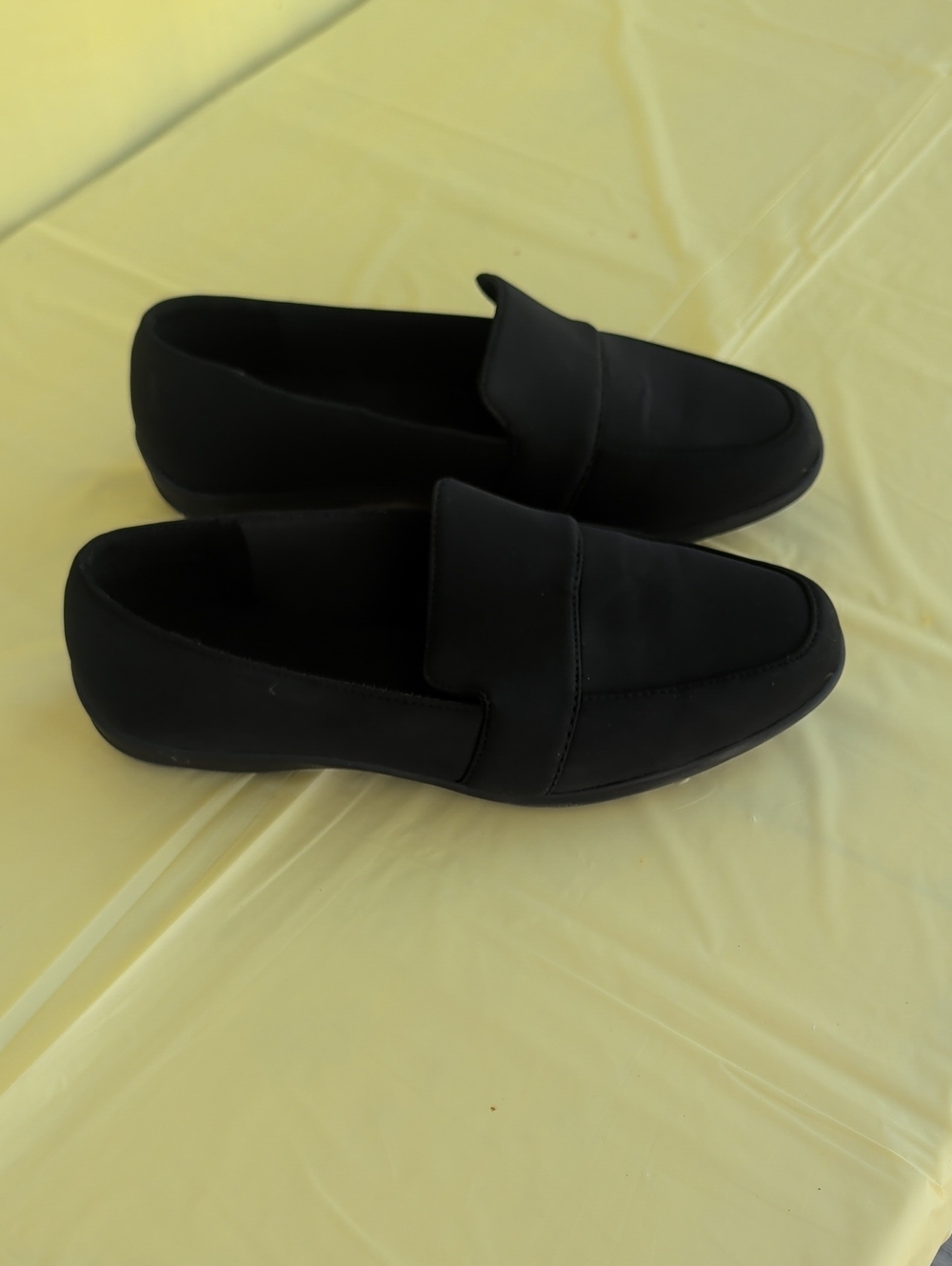 Women's Black Slip-On Loafers
